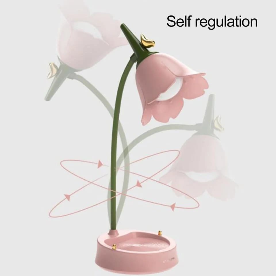 feinlux LED Schreibtischlampe Rosa mit 3 Farbtemperaturen - Bild 5