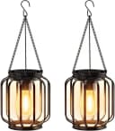 feinlux LED Solarleuchte IP65 Wasserdicht Extra-Warmweiß Bild 2