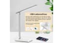 feinlux Schreibtischlampe 8W LED Dimmbar Silber Bild 4