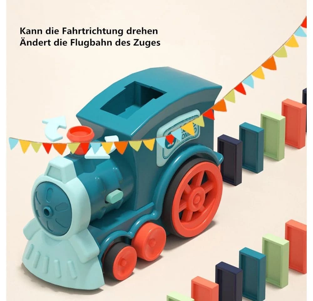 feinlux Elektrischer Zug Dominospielzeug 60 Stück mit Musik - Bild 4