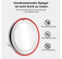 feinlux Schminkspiegel CT0704 Weiß 10-fach Vergrößerung LED Bild 3