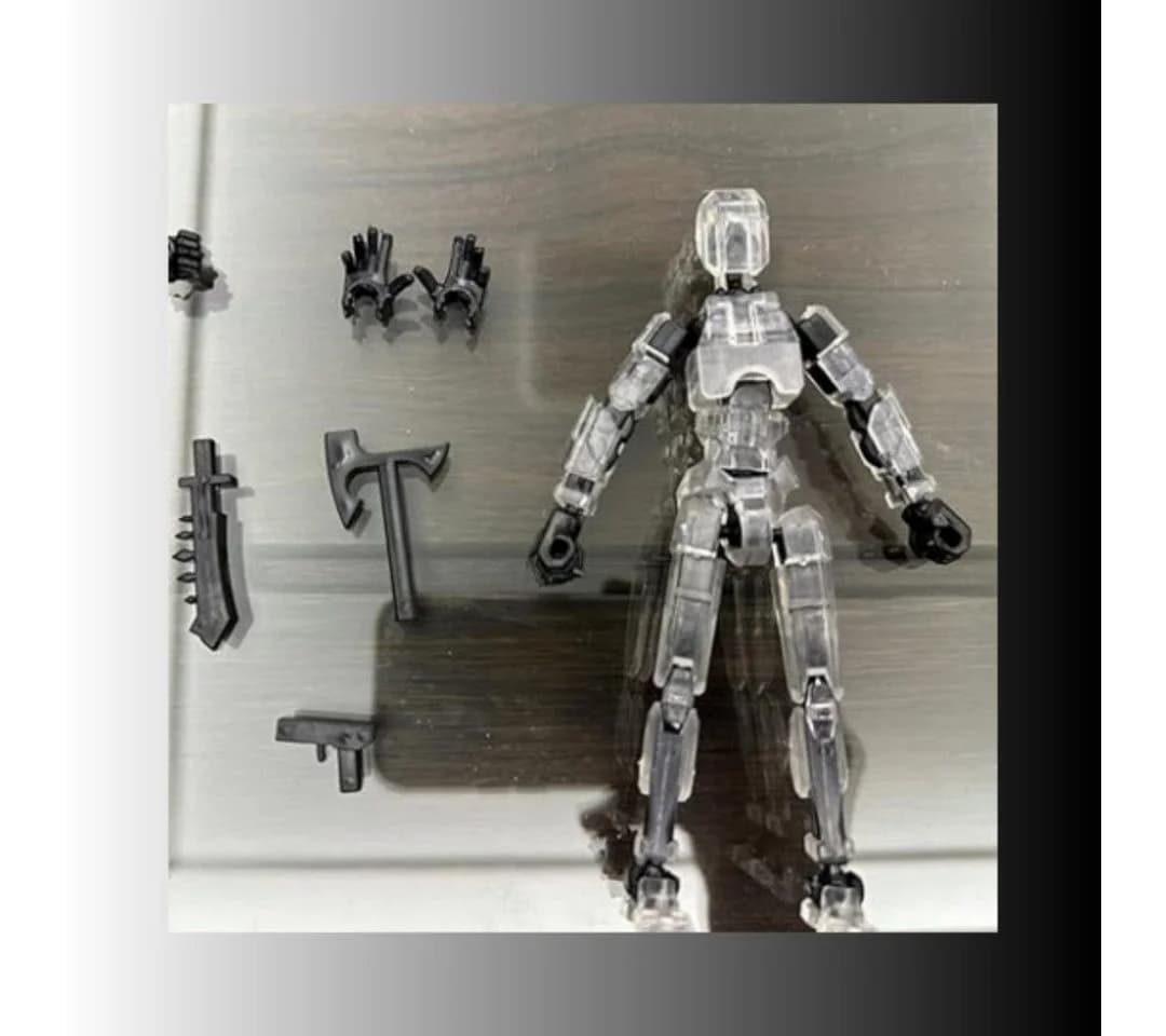 feinlux Actionfigur CT0879 Schwarz Vollgelenkt - Bild 4