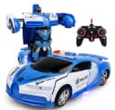 feinlux Spielzeug-Auto CT0880-Blau 2-in-1 Transformierbares RC-Auto Bild 2