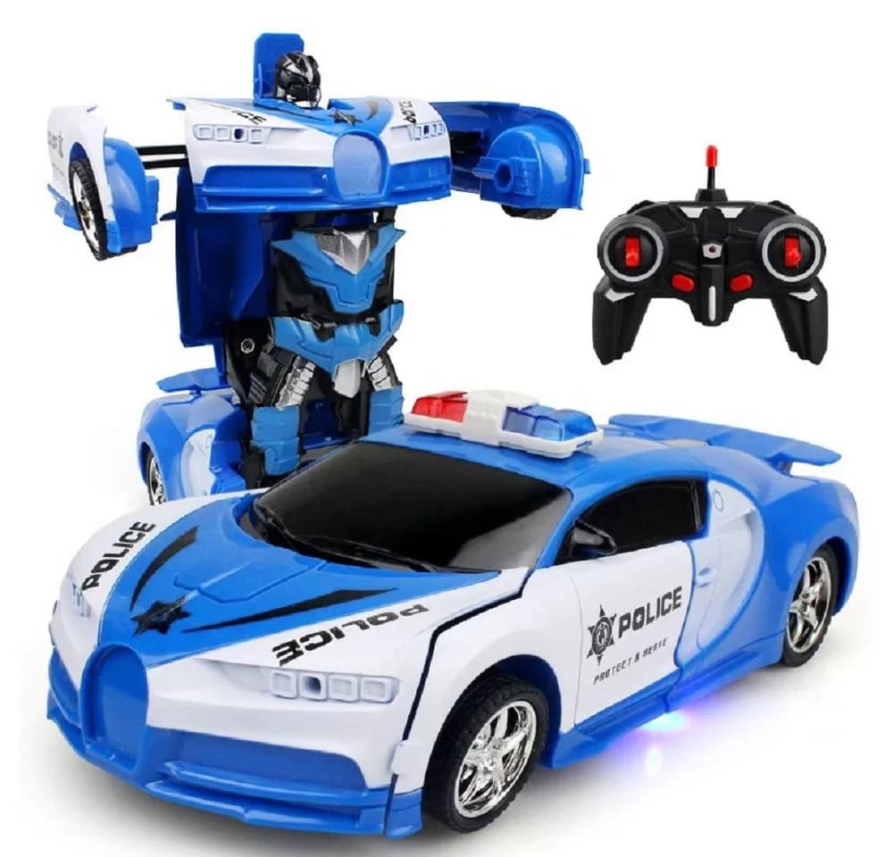 feinlux Spielzeug-Auto CT0880-Blau 2-in-1 Transformierbares RC-Auto - Bild 2