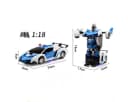 feinlux Spielzeug-Auto CT0880-Blau 2-in-1 Transformierbares RC-Auto Bild 4