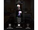 feinlux LED Dekolicht 2 in 1 Quallen Licht Aquarium USB-Ladung Transparent Bild 5