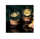 feinlux Dekolicht CT1049-Saturn LED Kristallkugel mit 3D-Galaxiegravur Bild 5