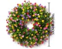 feinlux Kunstkranz CT1087 Bunt Eukalyptus PVC Bild 1