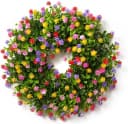 feinlux Kunstkranz CT1087 Bunt Eukalyptus PVC Bild 2