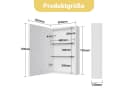 Simurq Spiegelschrank mit LED-Beleuchtung und Dimmfunktion Bild 5