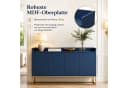 Simurq Sideboard Kommode 4 Türen Push-to-Open Blau Bild 4