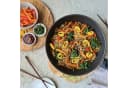 KLAMER Wok Edelstahl 28cm Antihaft Induktion mit Glasdeckel Bild 1