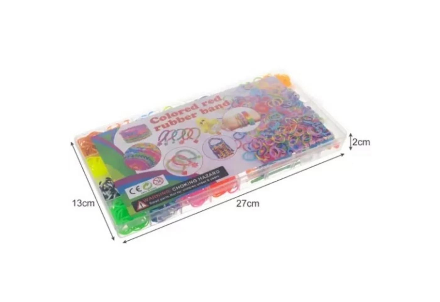 KRUZZEL Kreativset Gummibänder DIY Set – 3000 Bänder, Organizer & Zubehör - Bild 3
