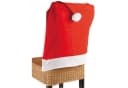 BURI Nikolausmütze Stuhlhussen 4er-Set Weihnachtsdeko Bild 1