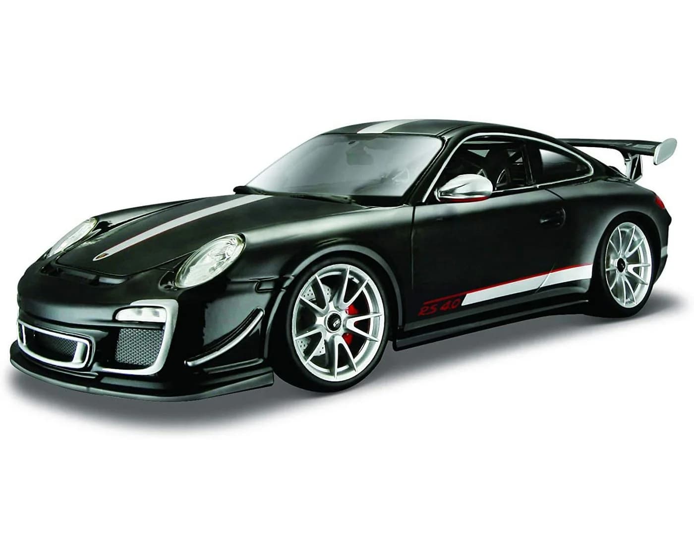 Bburago Modellauto Porsche 911 GT3 RS 4.0 Schwarz 1:18 Originalgetreue Innenausstattung - Bild 2