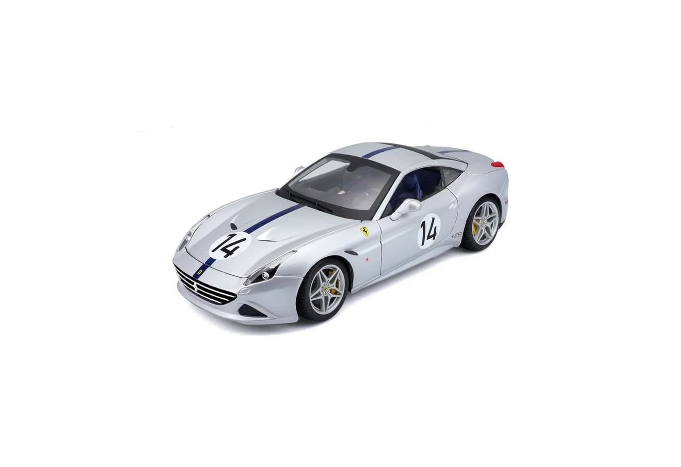 Bburago Modellauto Ferrari California T The Hot Rod Silber 1:18 - Bild 2