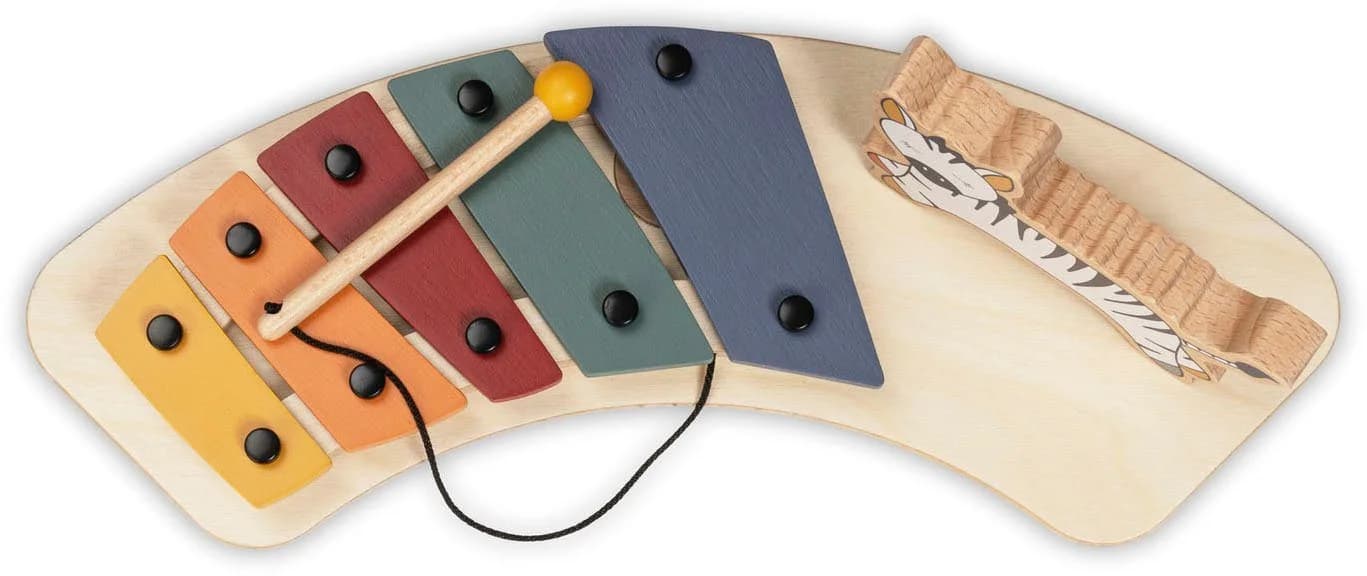 Hauck Play Music Zebra Musikinstrument für Play Tray Bunt