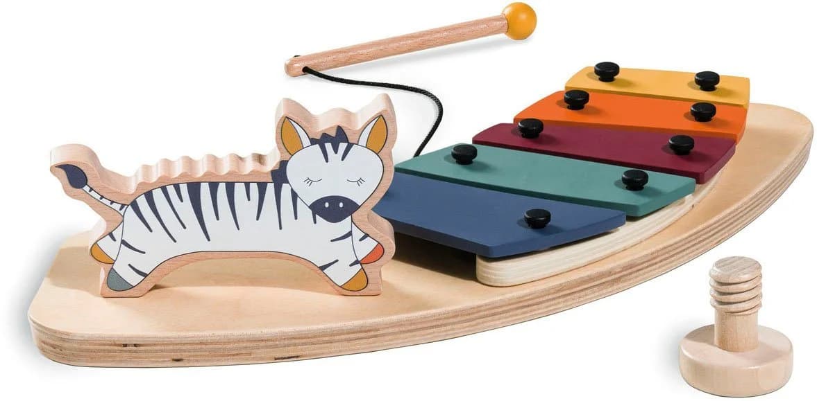 Hauck Play Music Zebra Musikinstrument für Play Tray Bunt - Bild 2