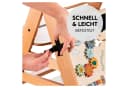 HAUCK Highchair Play Board Motorikbrett Beige Holz Bild 4