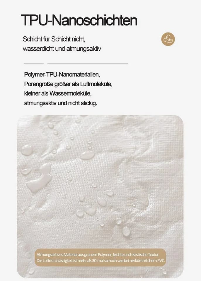 ibettertec Matratzenschoner Wasserdicht und Atmungsaktiv 180x200cm - Bild 5