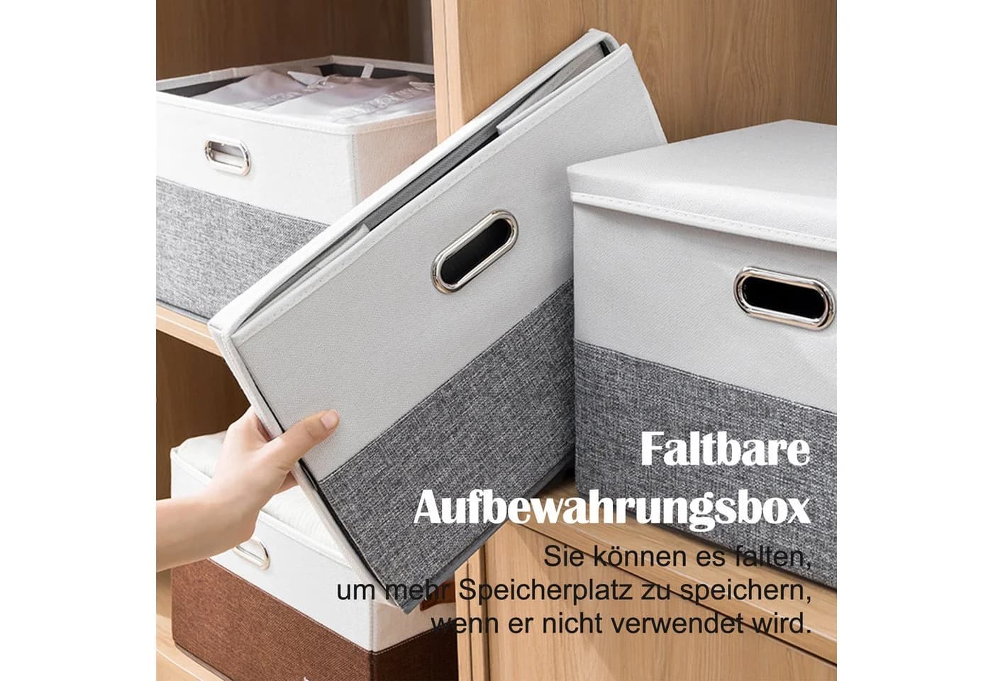 Praktische Aufbewahrungsbox aus Leder und Edelstahl - Bild 3
