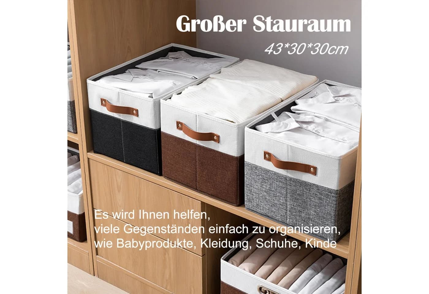 Praktische Aufbewahrungsbox aus Leder und Edelstahl - Bild 4