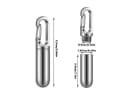 Luckice Pillendose Reise-Medikamentendose Silber Bild 1