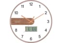 ibettertec Wanduhr Leise Analog Digital Roségold 12 Zoll Bild 2