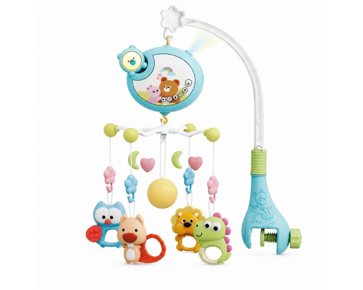 Luckice Mobile 3in1 Traumbärchen mit Musik und Sternenprojektor Blau - Bild 2