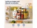 Vornix Gewürzregal 360° Drehbar 2er-Set Transparent Bild 5