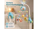 Luckice Mobile 3in1 Traumbärchen mit Musik und Sternenprojektor Blau/Weiß Bild 4