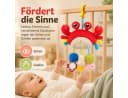 Luckice Mobile Krabben-Babyspielzeug Rot mit Clip, Rassel & Beißring Bild 1