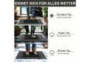 Luckice Fußmatte Robuste Kokosmatte Schwarz Grau Bild 1