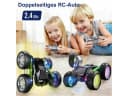 Luckice RC-Auto 2,4 GHz Ferngesteuertes Stunt-Auto mit LED und Sprühnebel Bild 3