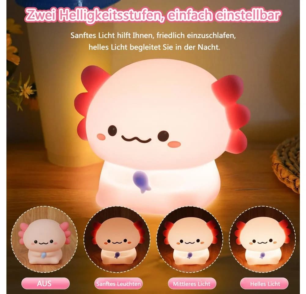 Luckice LED Nachtlicht Kinder Dimmbar Silikon mit Timer - Bild 3