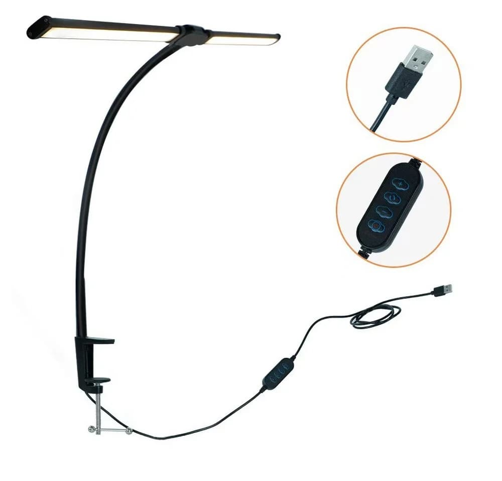 Luckice Schreibtischlampe LED 10 Helligkeitsstufen 12W 1400 Lumen - Bild 2