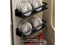 Fyrove Duschregal Schwarz 2er Set Aluminium mit Haken Bild 1