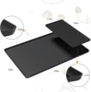 Fyrove Abtropfmatte Silikon Schwarz 2-in-1 Spillmatte Bild 4