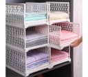 wohnTRAUM24 Aufbewahrungsbox Schrank-Organizer klappbar weiß Bild 3