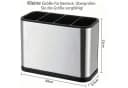 wohnTRAUM24 Multifunktionaler Edelstahl-Besteckhalter Silber Bild 4