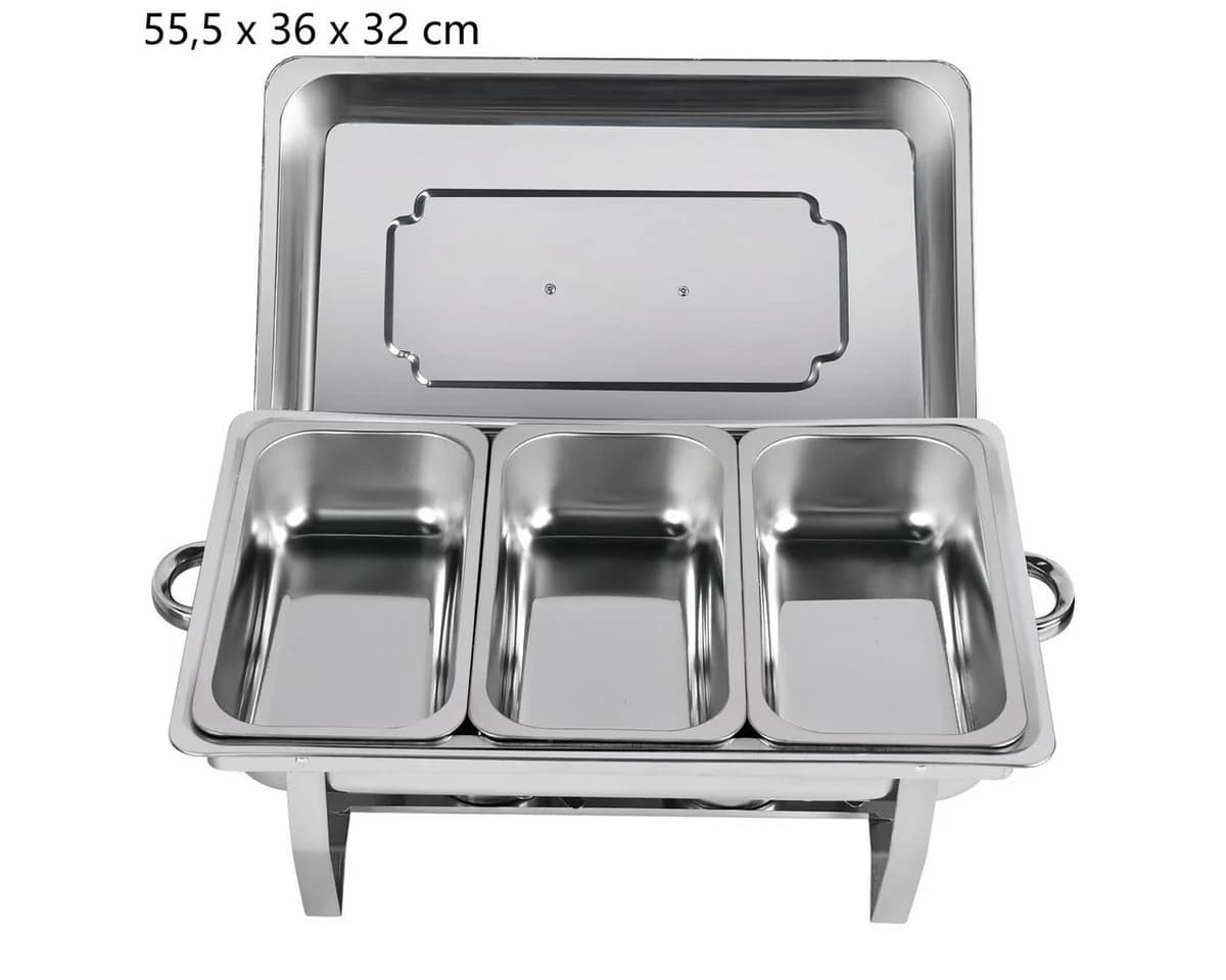 wohnTRAUM24 Speisenwärmer 11L Edelstahl Buffetwärmer Set - Bild 5