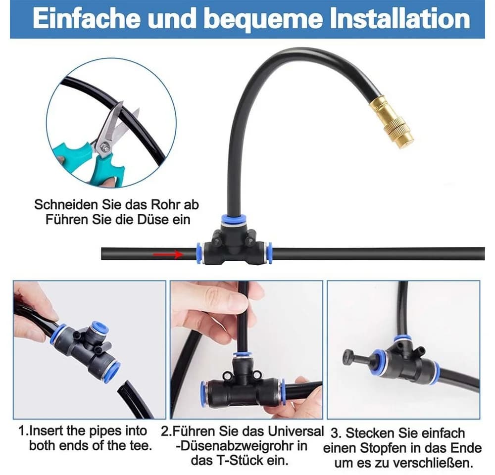 ibettertec Bewässerungssystem Automatisch Tropfbewässerung Kit - Bild 5