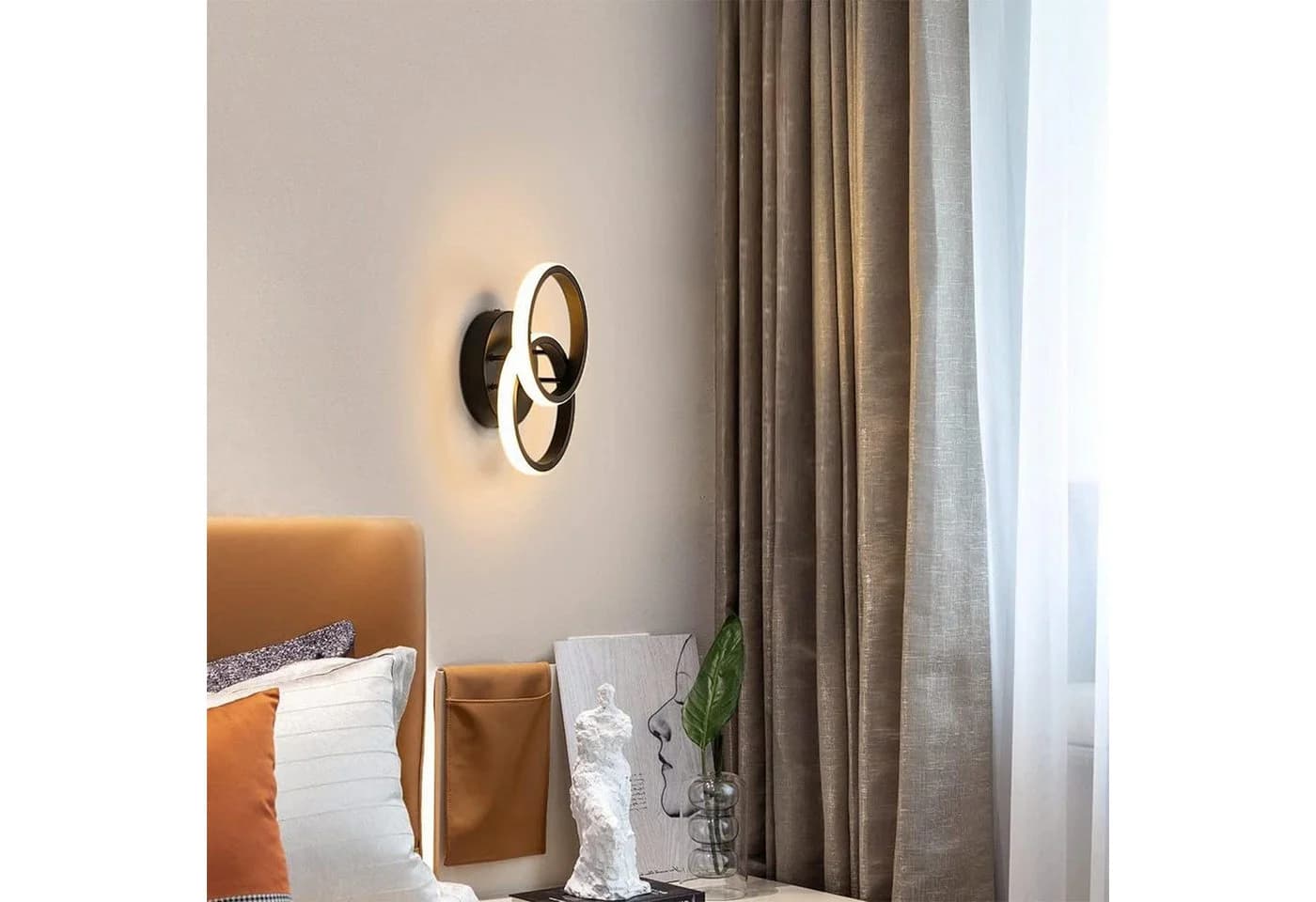 Forrlite LED Deckenleuchte 3-Farbig Schwarz Modern - Bild 4
