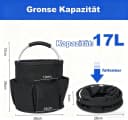 ibettertec Faltbarer Putzmittel Organizer mit Griff und 6 Taschen Bild 4