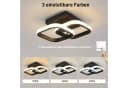 Toomoke LED Deckenleuchte Schwarz 3-Farbig Dimmbar Bild 5