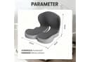 wohnTRAUM24 Orthopädisches Sitzkissen Grau Memory Foam Bild 3