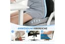 wohnTRAUM24 Orthopädisches Sitzkissen Grau Memory Foam Bild 5