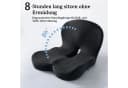 wohnTRAUM24 Orthopädisches Sitzkissen Memory Foam Schwarz Bild 4