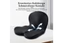 wohnTRAUM24 Orthopädisches Sitzkissen Memory Foam Schwarz Bild 5