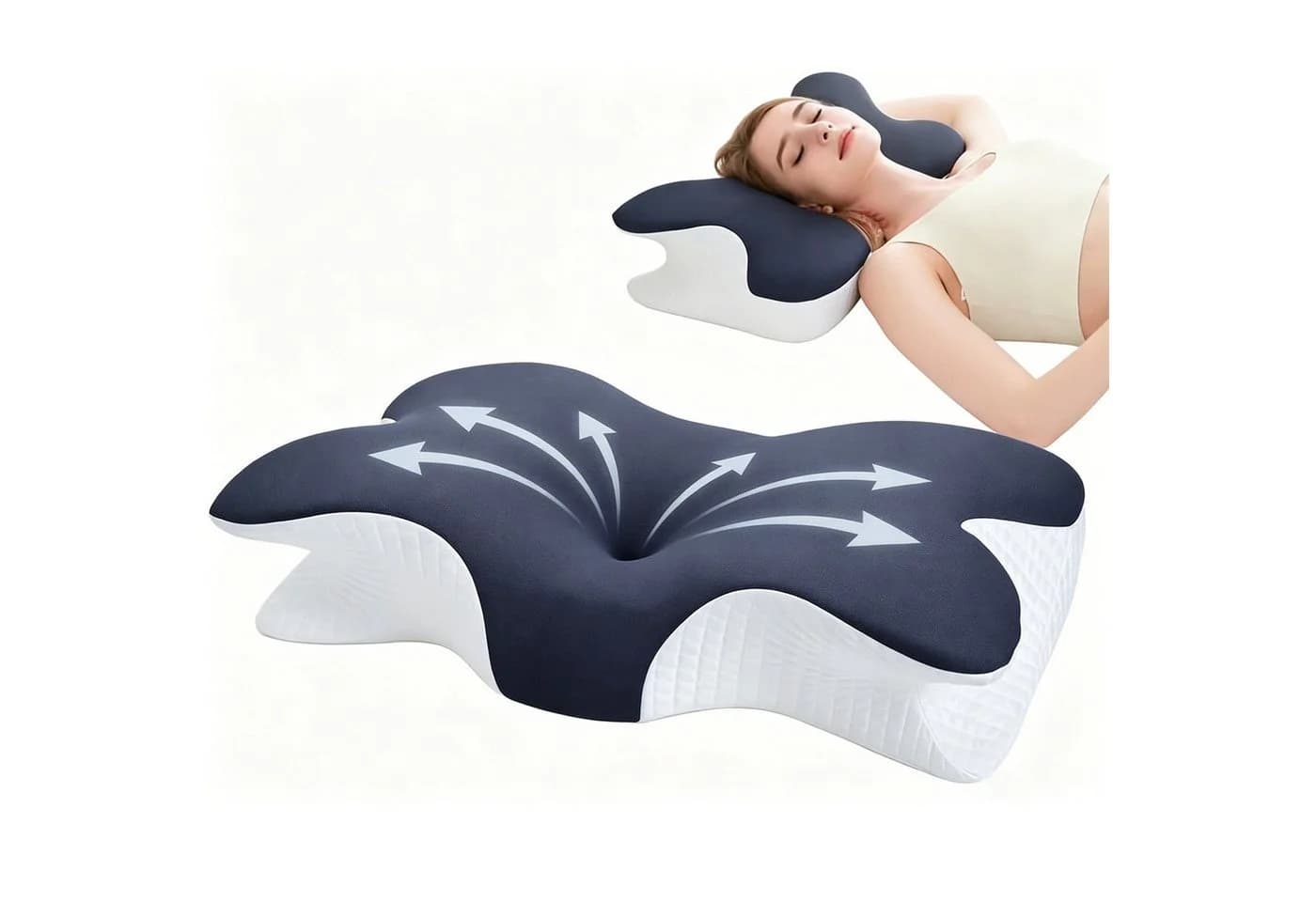 wohnTRAUM24 Nackenstützkissen Memory Foam Ergonomisch - Bild 2